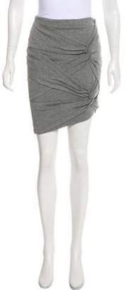 Robert Rodriguez Asymmetrical Knit Skirt