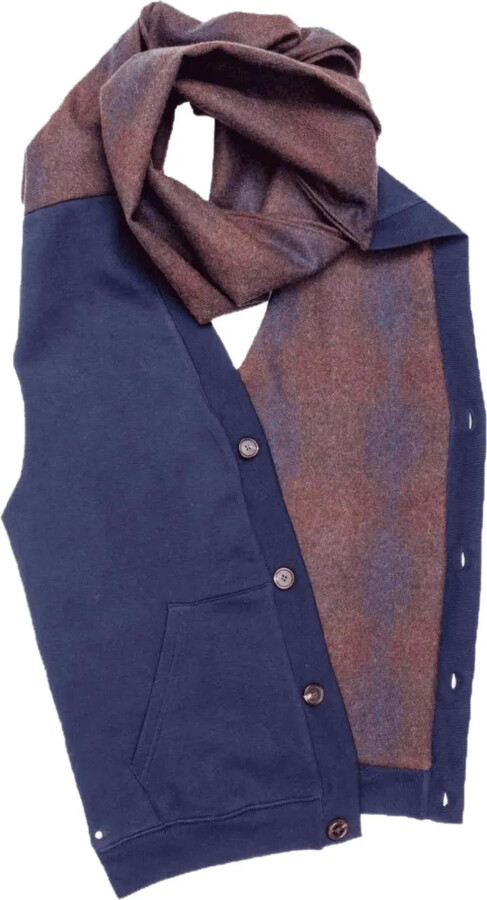 Bless Buttoned Scarf