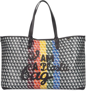 Anya Hindmarch I am a Plastic Bag recycled canvas tote