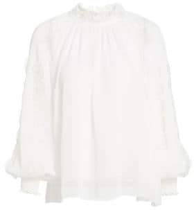 See by Chloe Floral-Accented Blouse
