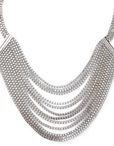 Thumbnail for your product : Forever 21 Layered Box Chain Bib Necklace