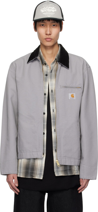 Carhartt Work In Progress Gray Spring Detroit Jacket