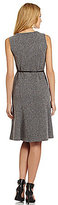 Thumbnail for your product : Jones New York Collection Belted Faux-Tweed Dress
