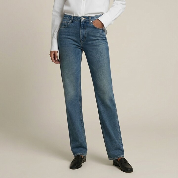 M.M. LaFleur FRAME Essential Jean - Fighter