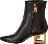 Thumbnail for your product : Givenchy Triangular G Heel Leather Bootie