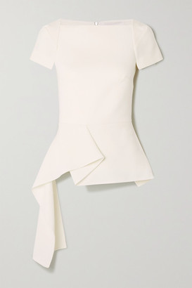 structured peplum top