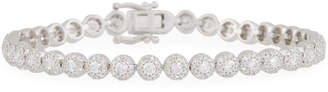 Neiman Marcus Diamonds 14k White Gold Diamond Tennis Bracelet 3.03tcw