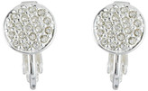 Thumbnail for your product : Lauren Ralph Lauren Dazzling Jewels Small Pave Disk Clip Earing