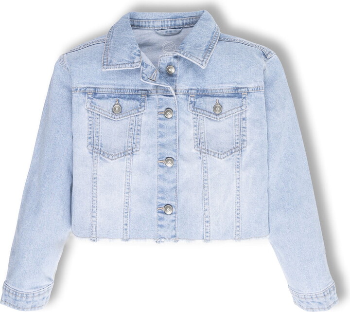 Wonder Nation Girls Denim Jacket, Sizes 4-18 & Plus