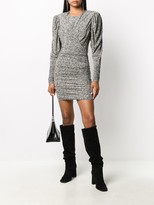 Thumbnail for your product : Isabel Marant Abstract-Print Long-Sleeve Dress