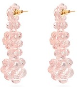 Thumbnail for your product : Simone Rocha Floral Beaded Drop Earrings - Pink