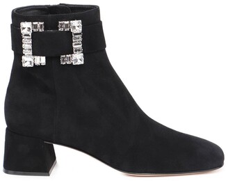 Sergio Rossi Prince Embellished Buckle Boots