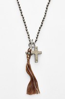 Thumbnail for your product : Chan Luu Long Cluster Pendant Necklace