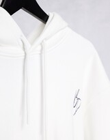 Thumbnail for your product : Topman broken dreams print hoodie in ecru