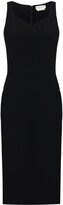 Thumbnail for your product : Alexander McQueen Sweetheart-Neck Fitted Midi Dress