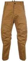 Thumbnail for your product : DSQUARED2 crumpled cropped trousers