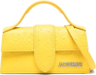 JACQUEMUS イエロー レザー　ボディバッグ Jacquemus Yellow Handbags | ShopStyle