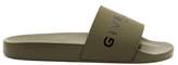 Thumbnail for your product : Givenchy Rubber Slides - Mens - Khaki