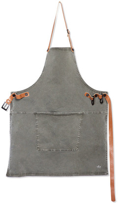 DutchDeluxes - BBQ Style Canvas Apron - Grey Green