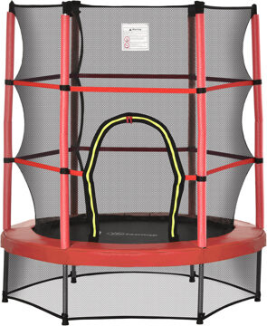 Ceballos Outsunny 5Ft Kids Trampoline With Enclosure Net