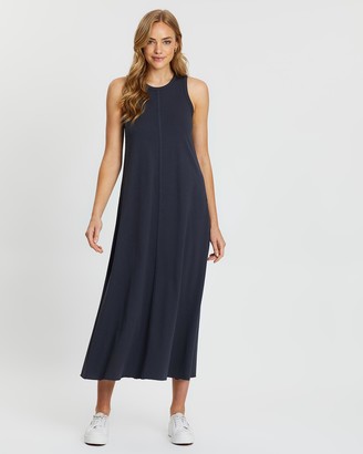Jag Women's Grey Midi Dresses - Organic Cotton Sleeveless Dress - Size One Size, XS at The Iconic