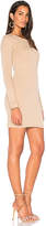 Thumbnail for your product : Enza Costa Long Sleeve Crewneck Mini Dress