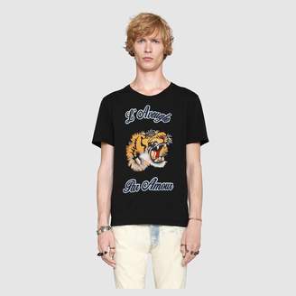 Gucci Cotton T-shirt with embroideries