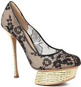 Thumbnail for your product : Nicholas Kirkwood Lace courts
