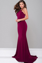 Thumbnail for your product : Jovani Jersey Fitted Open Back Dress JVN42892