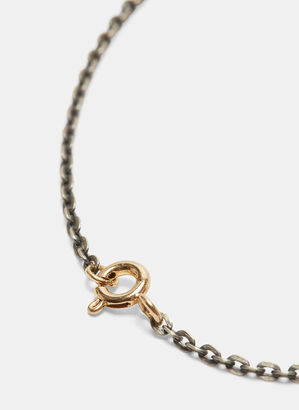 Pearls Before Swine Double Link Two-Tone Chain Bracelet in Gold and Silver