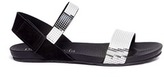 Thumbnail for your product : Nobrand 'Jenel' metallic cubic strap sandals