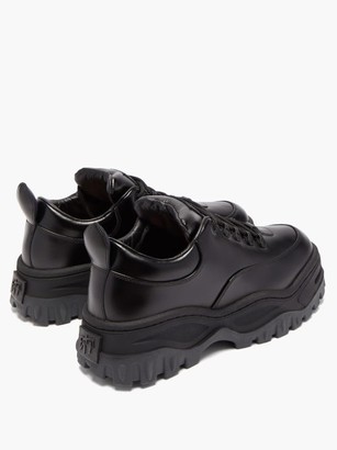 Eytys Angel Exaggerated-sole Leather Trainers - Black