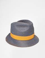 Thumbnail for your product : Catarzi Straw Trilby Hat