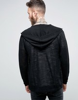 Thumbnail for your product : ASOS Knitted Hooded Cardigan in Sheer Yarn