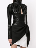Thumbnail for your product : Maticevski Pleated Cut-Out Top