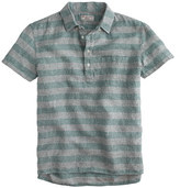 Thumbnail for your product : J.Crew Wallace & Barnes short-sleeve popover in blanket stripe Irish cotton-linen