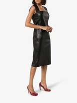 Thumbnail for your product : Bottega Veneta Fitted leather dress
