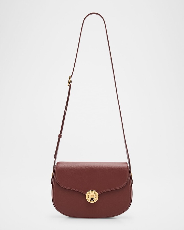 Loro Piana Ghiera Small Leather Crossbody Bag