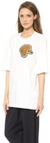 Thumbnail for your product : 3.1 Phillip Lim Oversized Poodle Patch Tee