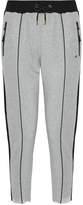 Thumbnail for your product : P.E Nation Deuce Striped Cotton-jersey Track Pants