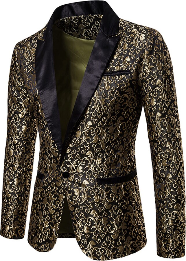 mens floral dinner jacket