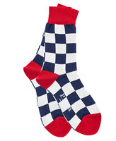 Thumbnail for your product : Thomas Pink Gingham Socks
