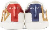 Thumbnail for your product : Gucci White 'Loved' Ace Sneakers
