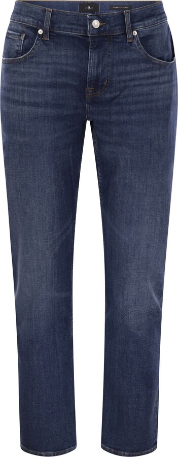 7 For All Mankind Slimmy Tapered - Skinny Medium-waisted Jeans