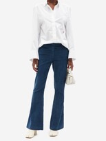 Thumbnail for your product : Acne Studios Cotton-blend Corduroy Flared-leg Trousers - Blue