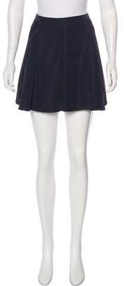 Balenciaga Silk A-Line Skirt