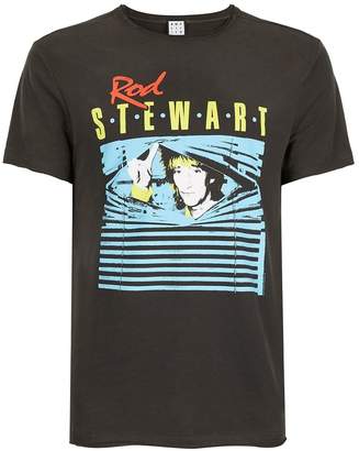Amplified AMPLIFIED'S Washed Grey Rod Stewart T-Shirt*