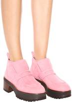 Thumbnail for your product : Sies Marjan Jane suede platform ankle boots