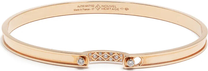 Nouvel Heritage 18kt rose gold Parisian Stroll Mood diamond bracelet