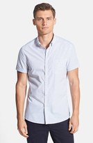 Thumbnail for your product : Kenneth Cole Reaction Kenneth Cole New York Regular Fit Short Sleeve Check Sport Shirt